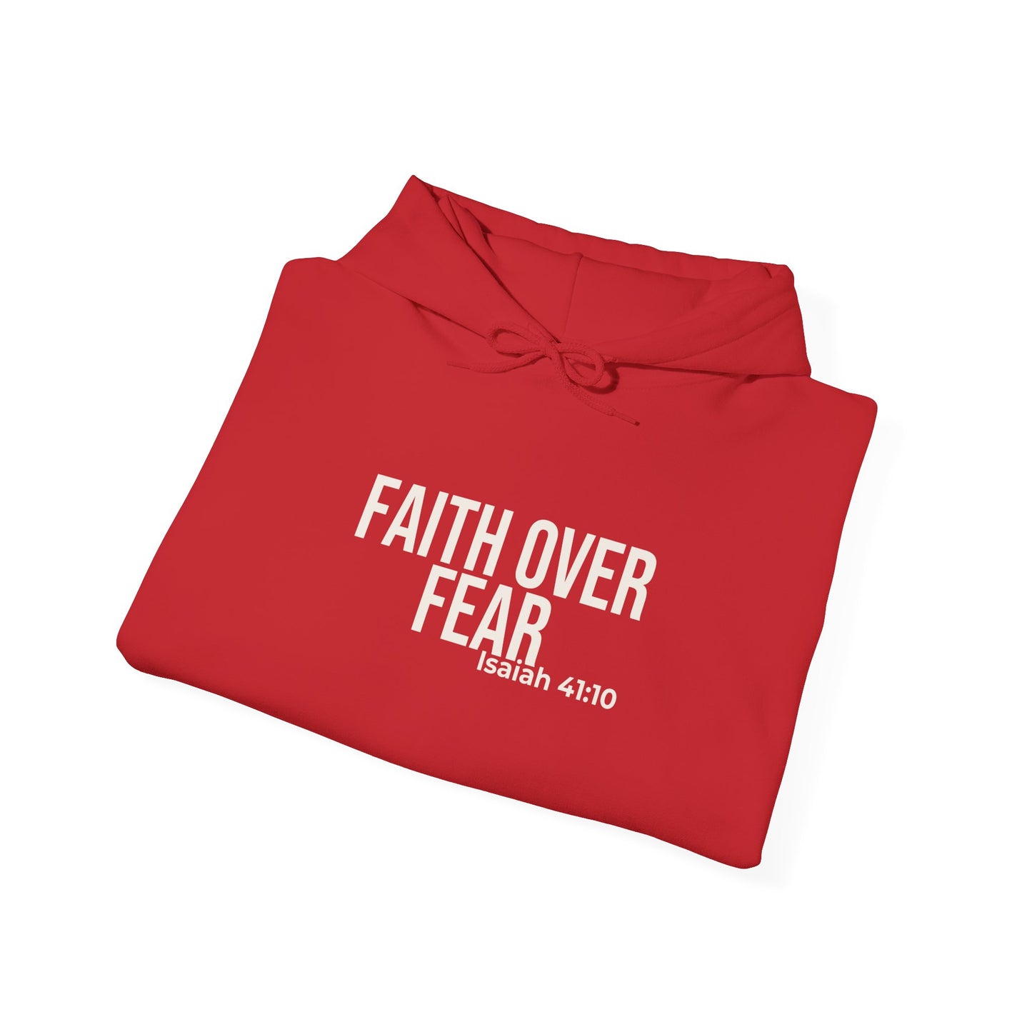 Faith Over Fear — Isaiah 41:10 Hoodie