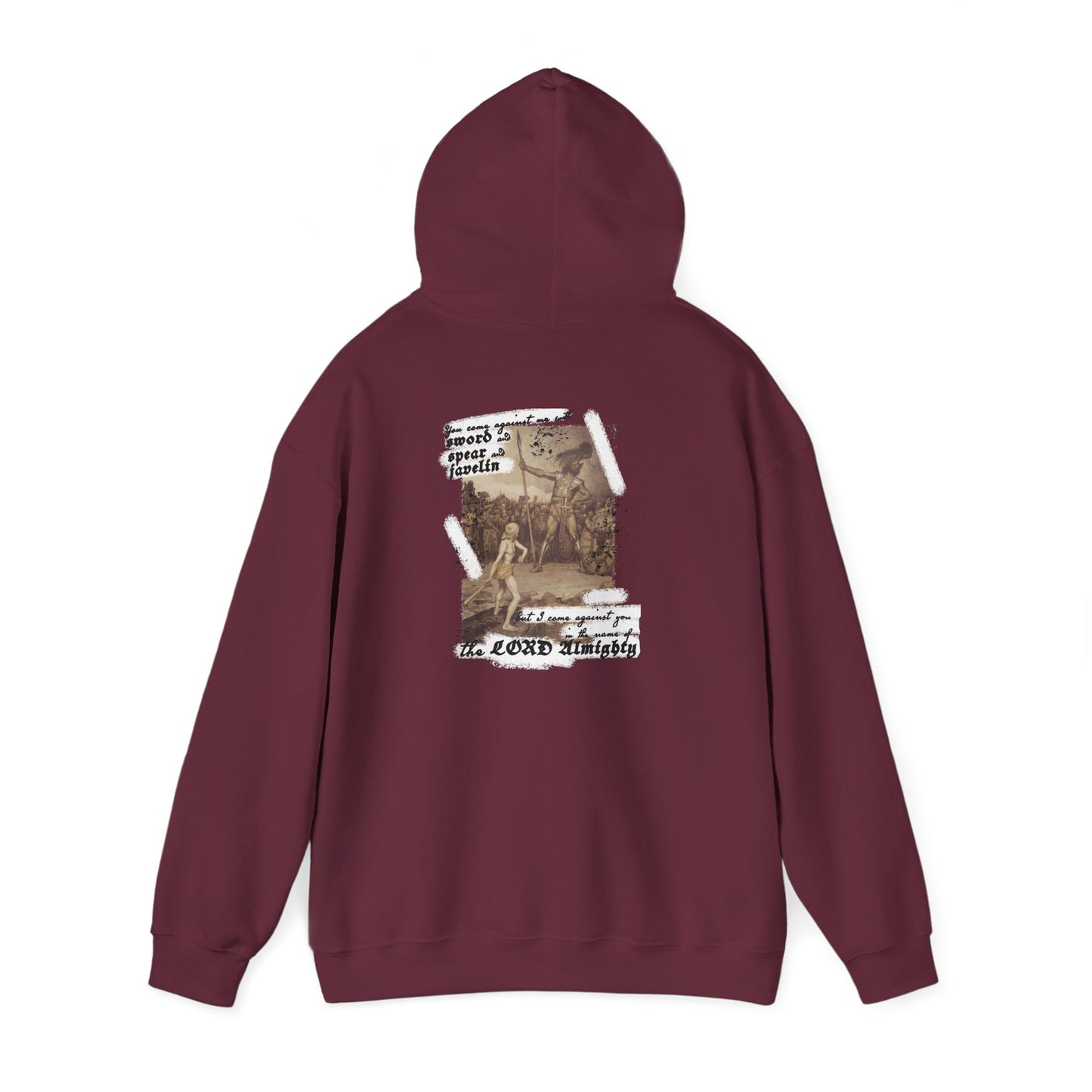 David's Victory — 1 Samuel 17:45 Hoodie