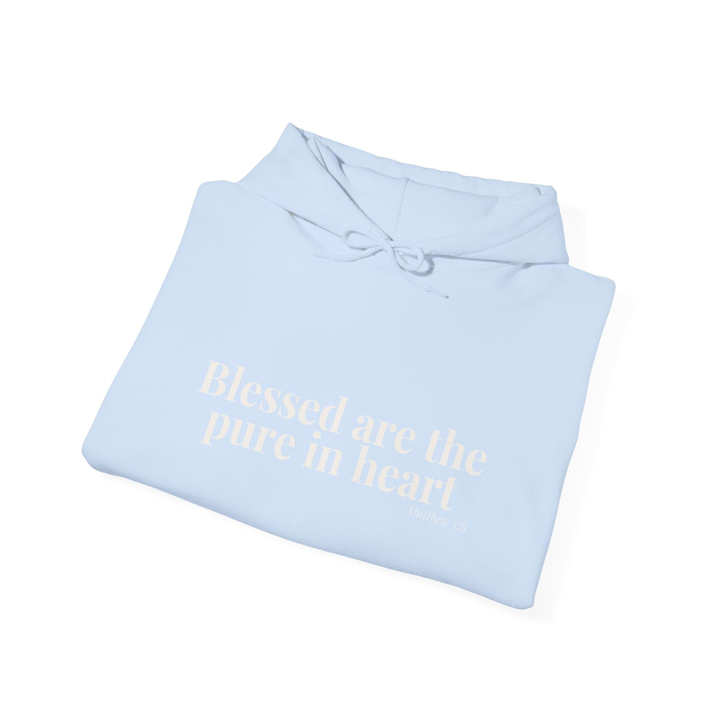 Blessed Are the Pure in Heart — Matthew 5:8 Hoodie