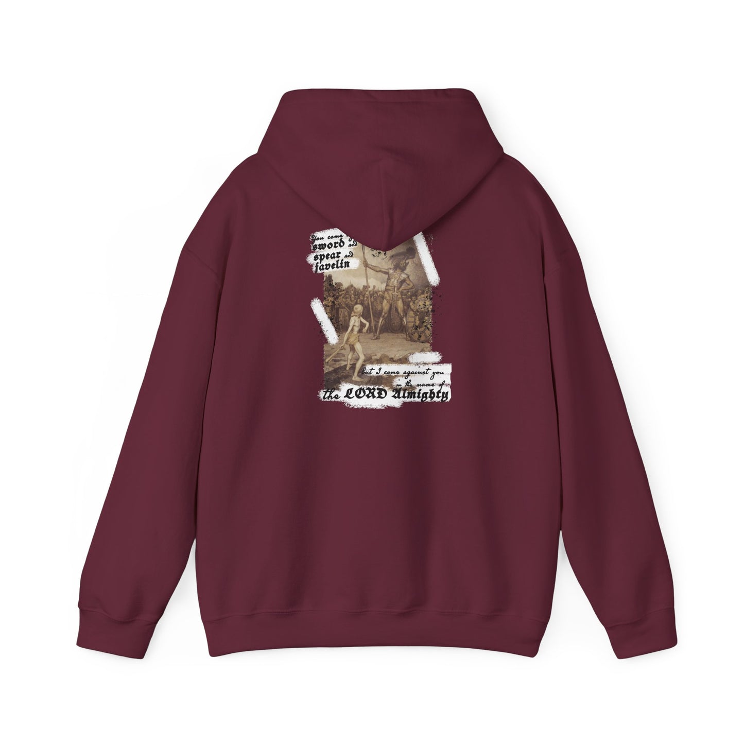David's Victory — 1 Samuel 17:45 Hoodie