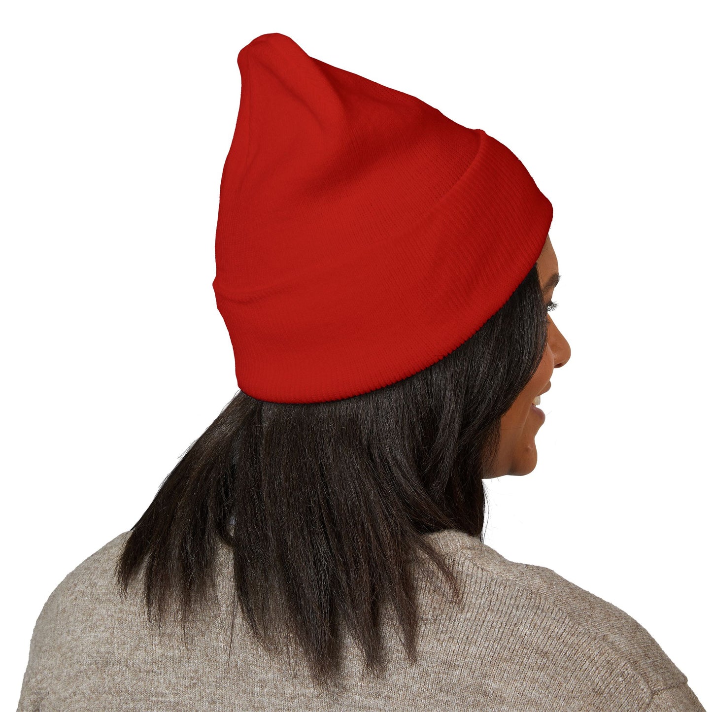 Embroidered Cross Beanie — Psalm Sundays