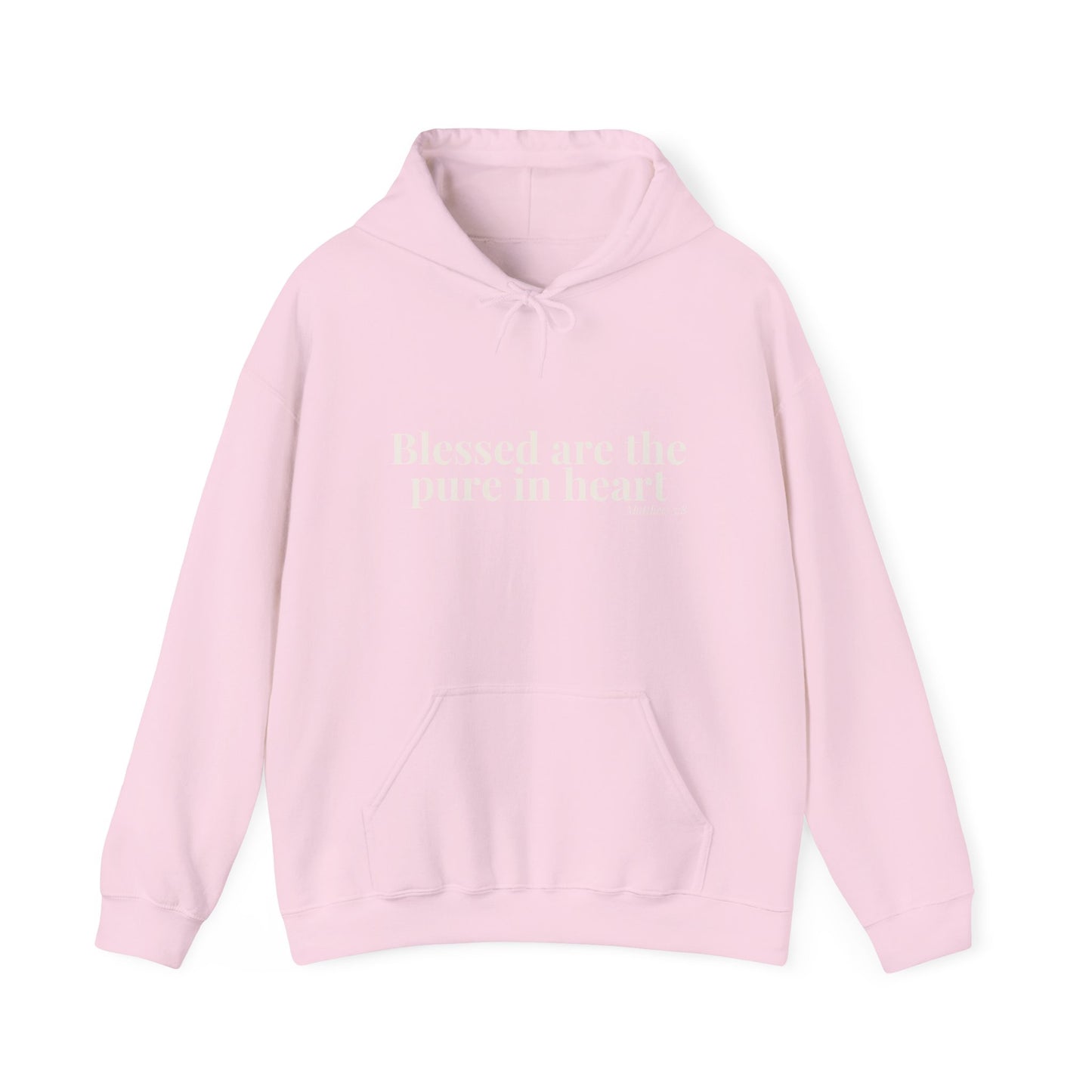 Blessed Are the Pure in Heart — Matthew 5:8 Hoodie