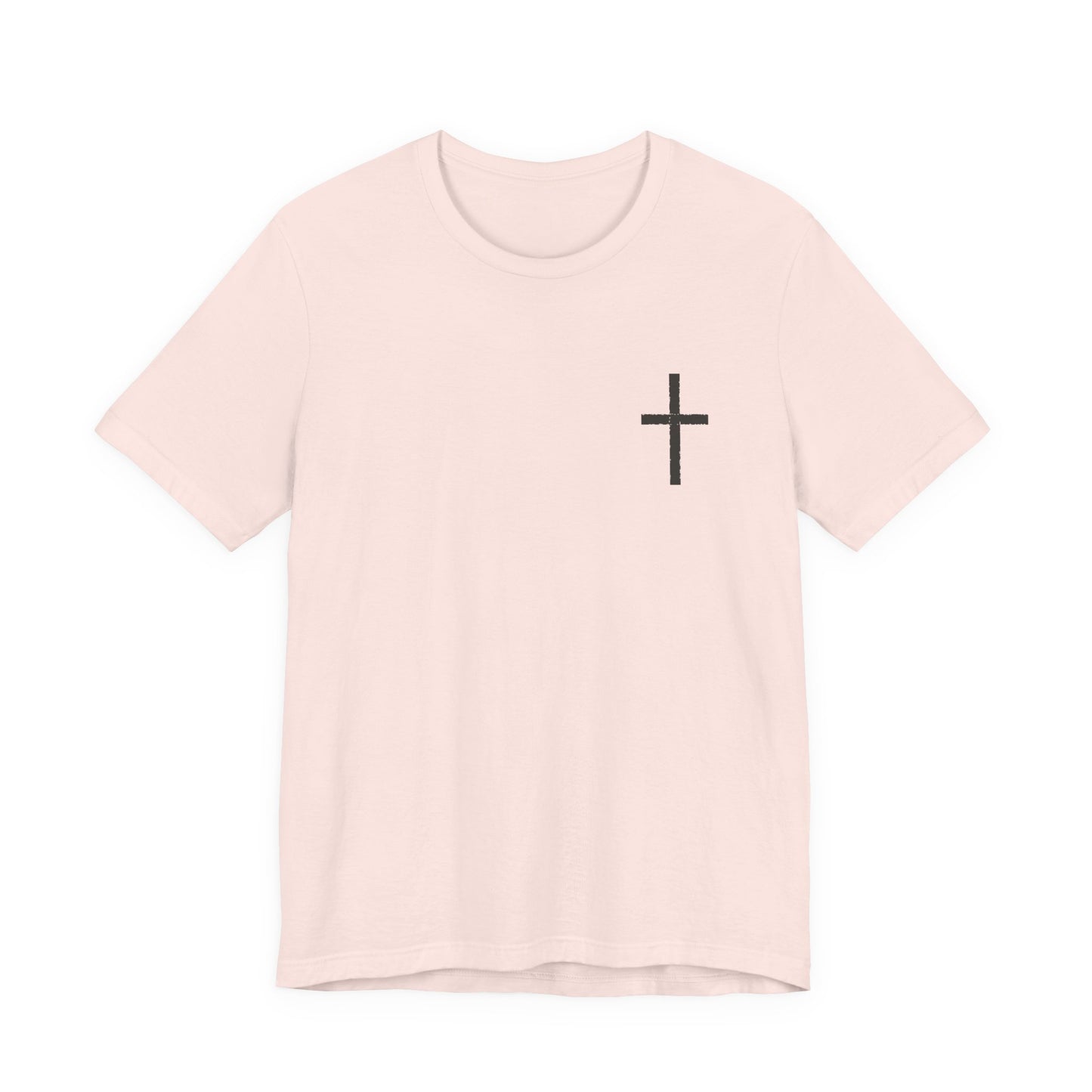 Cross in Charcoal — Christian Graphic Tee