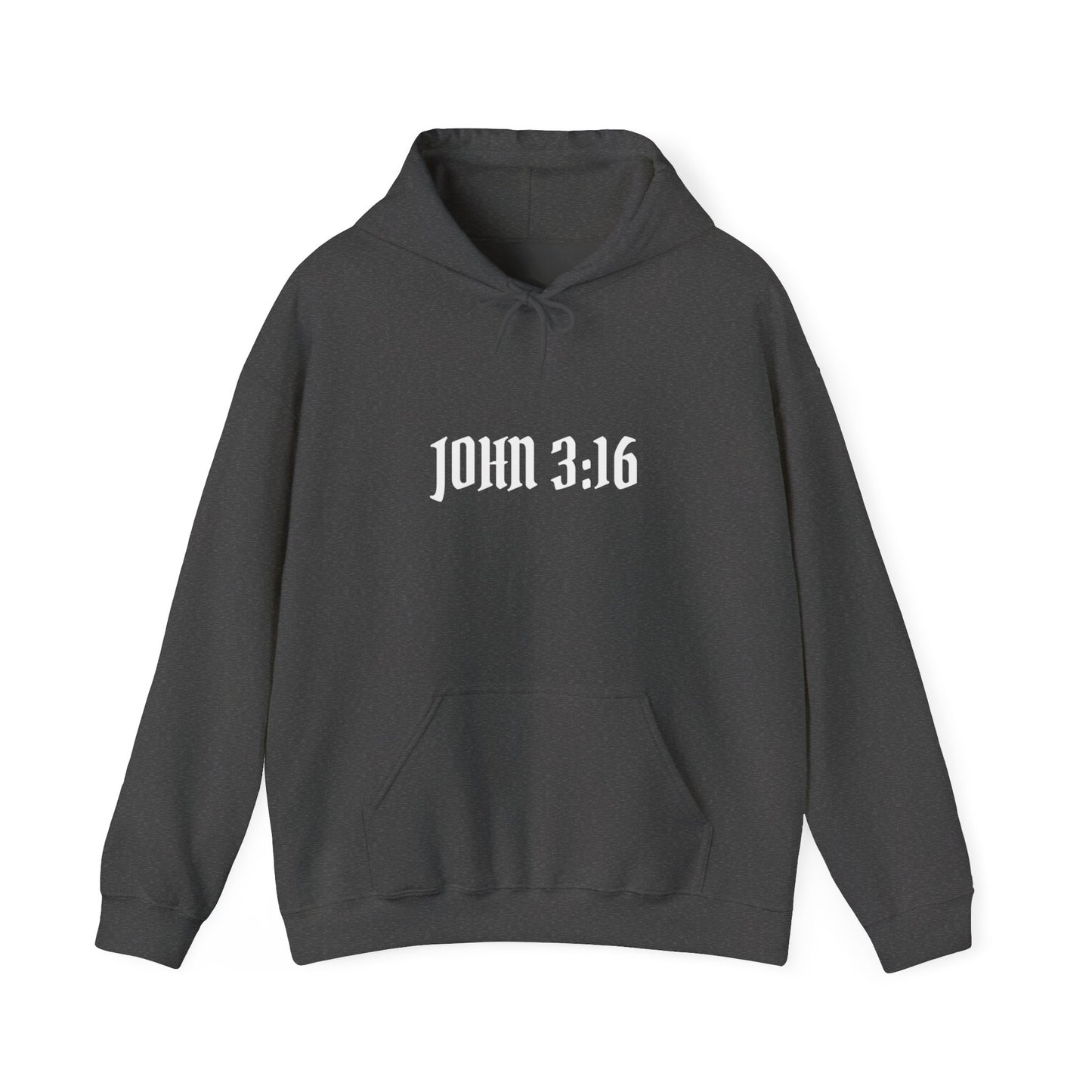 Sacred Heart Hoodie - John 3:16 Christian Hoodie
