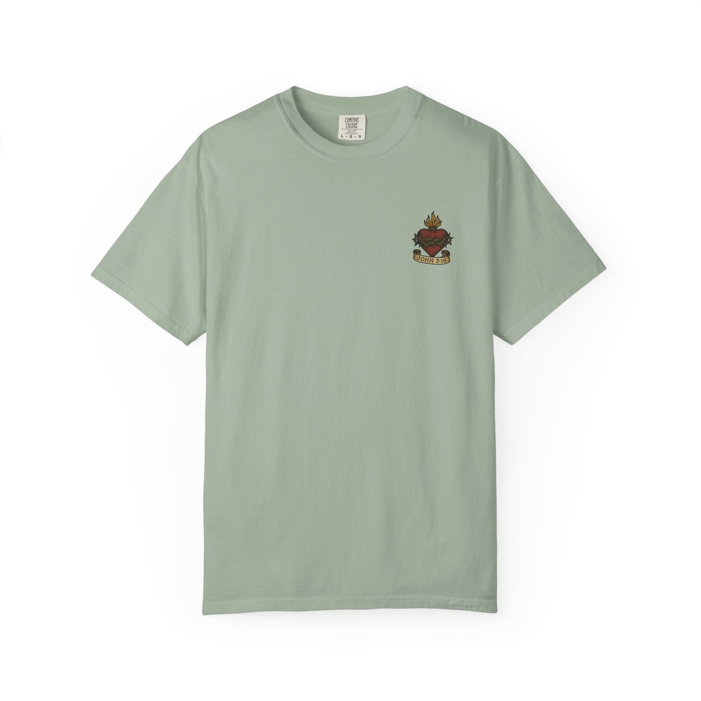 Sacred Heart T-Shirt - John 3:16 Christian Tee
