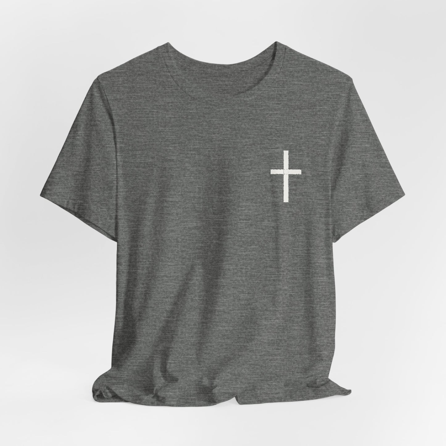 Cross in Chalk — Christian Graphic Tee