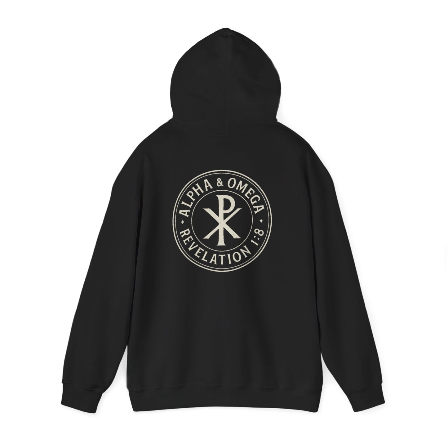Alpha & Omega — Revelation 1:8 Hoodie