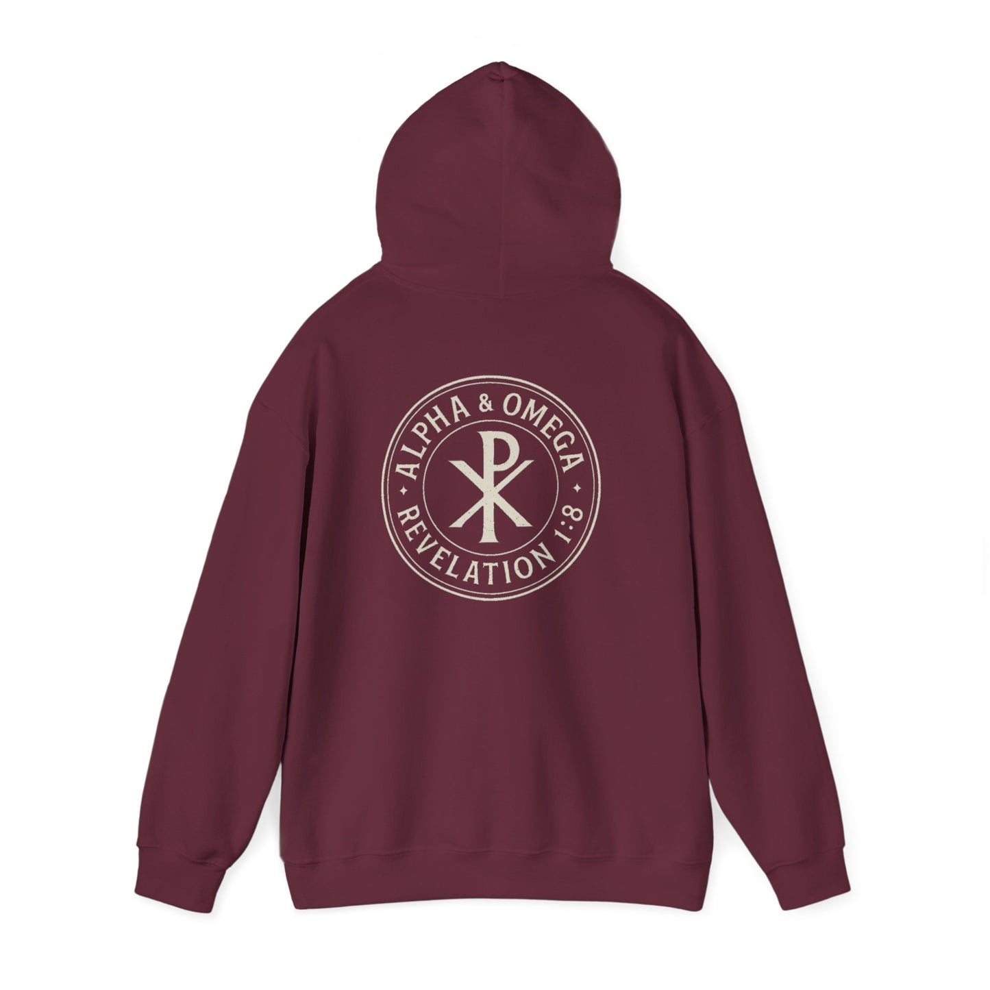 Alpha & Omega — Revelation 1:8 Hoodie