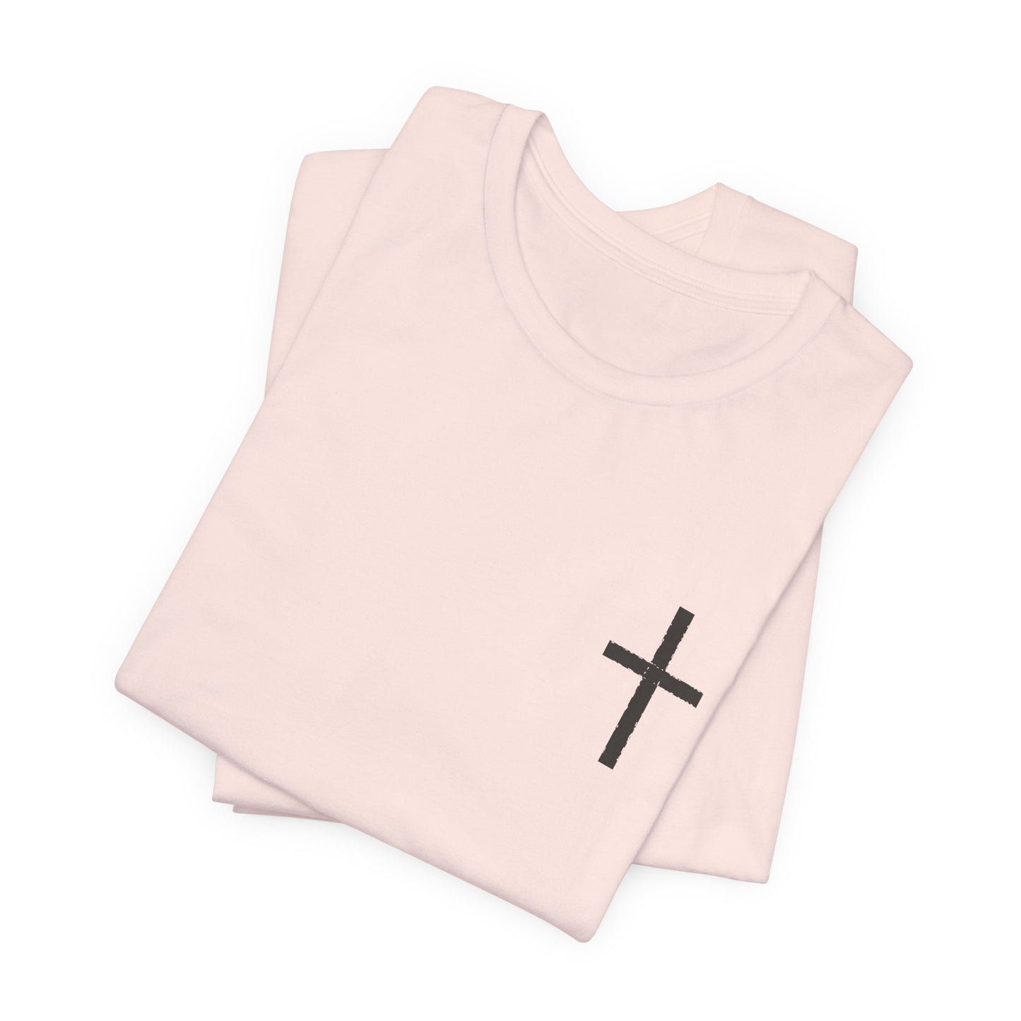 Cross in Charcoal — Christian Graphic Tee