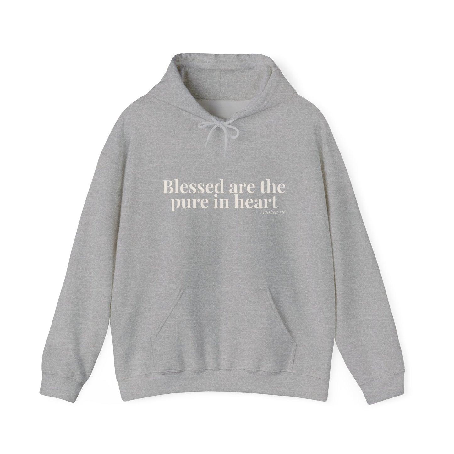Blessed Are the Pure in Heart — Matthew 5:8 Hoodie