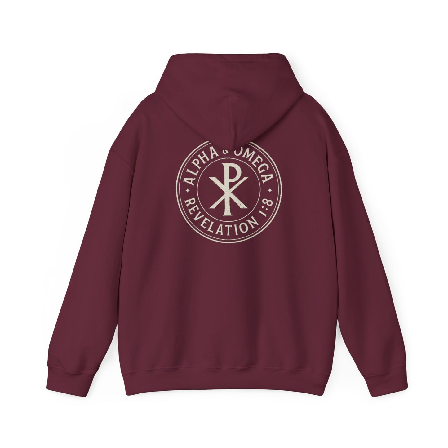 Alpha & Omega — Revelation 1:8 Hoodie