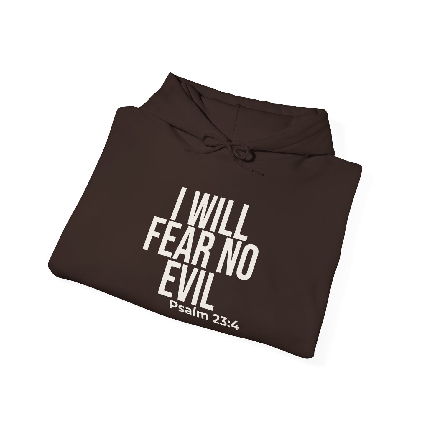 I Will Fear No Evil — Psalm 23:4 Hoodie