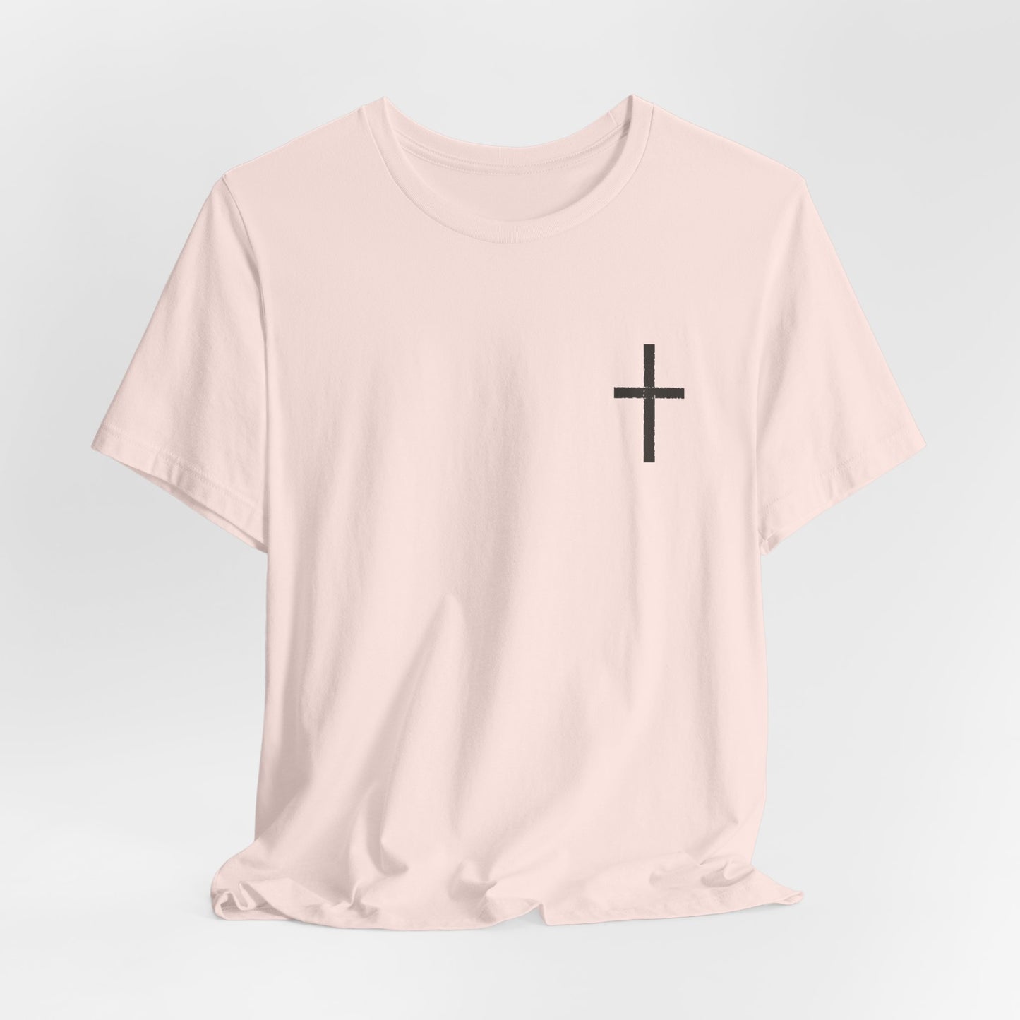 Cross in Charcoal — Christian Graphic Tee