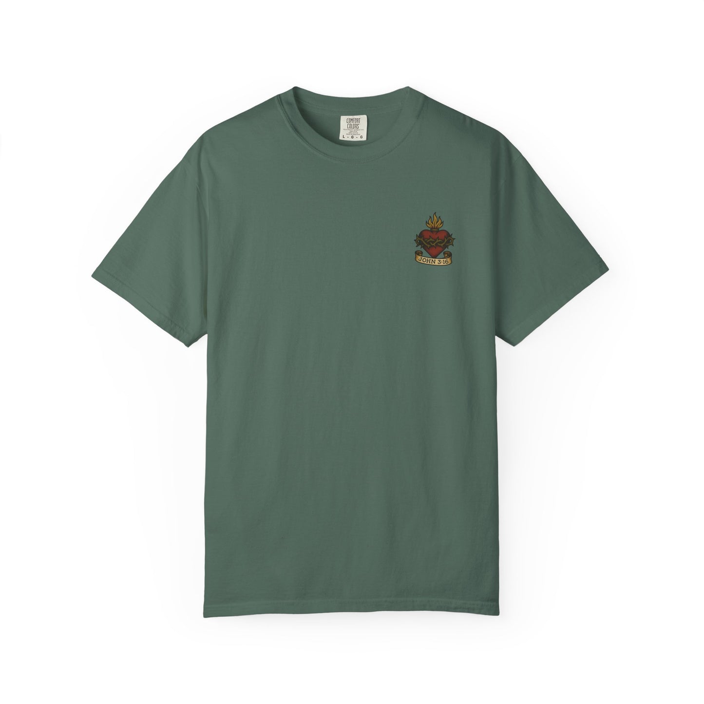 Sacred Heart T-Shirt - John 3:16 Christian Tee