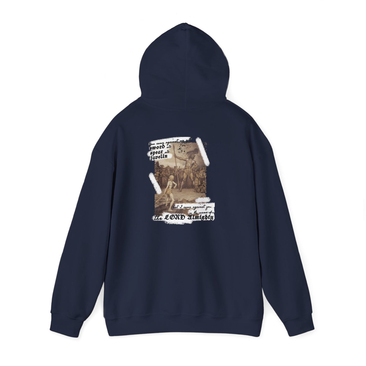 David's Victory — 1 Samuel 17:45 Hoodie
