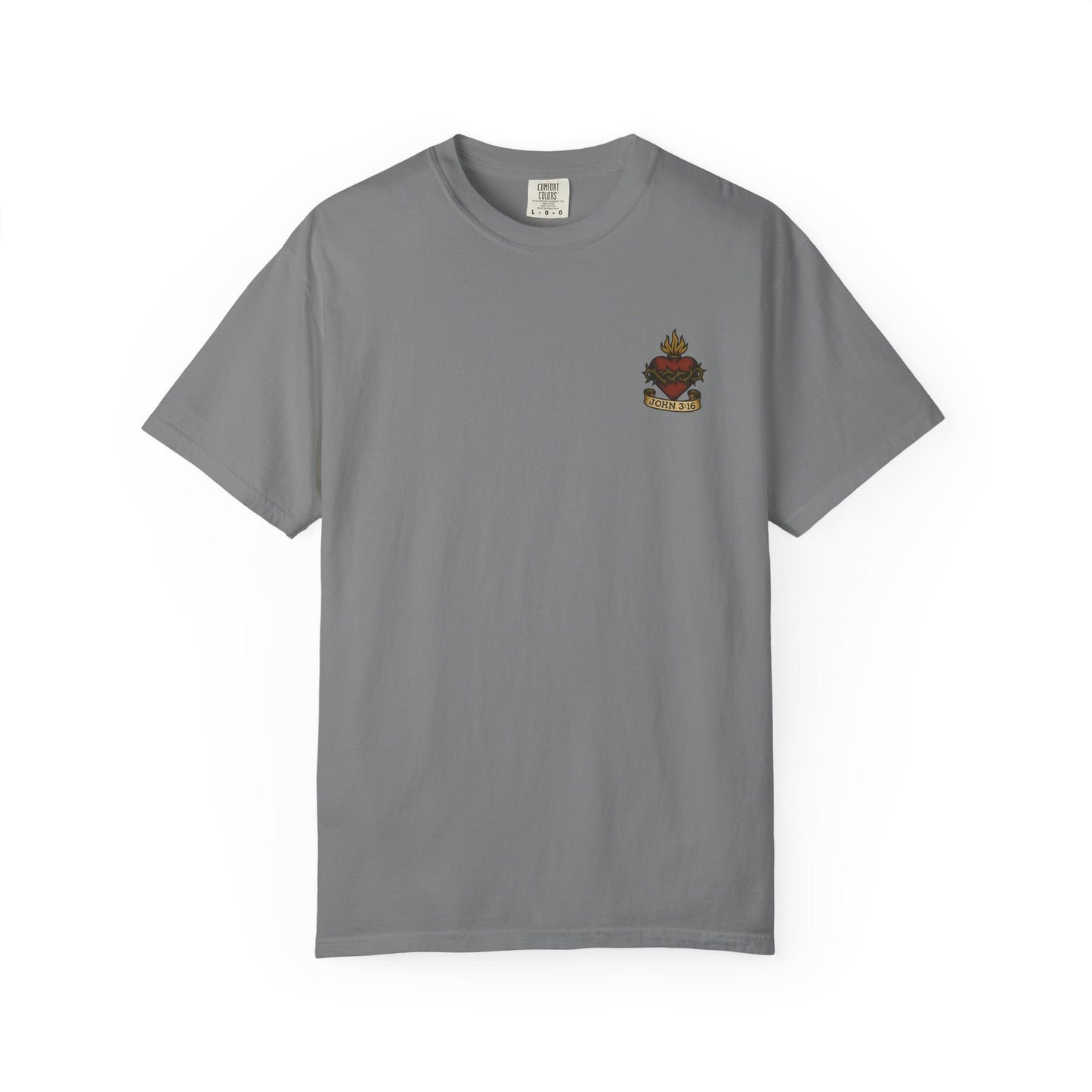 Sacred Heart T-Shirt - John 3:16 Christian Tee