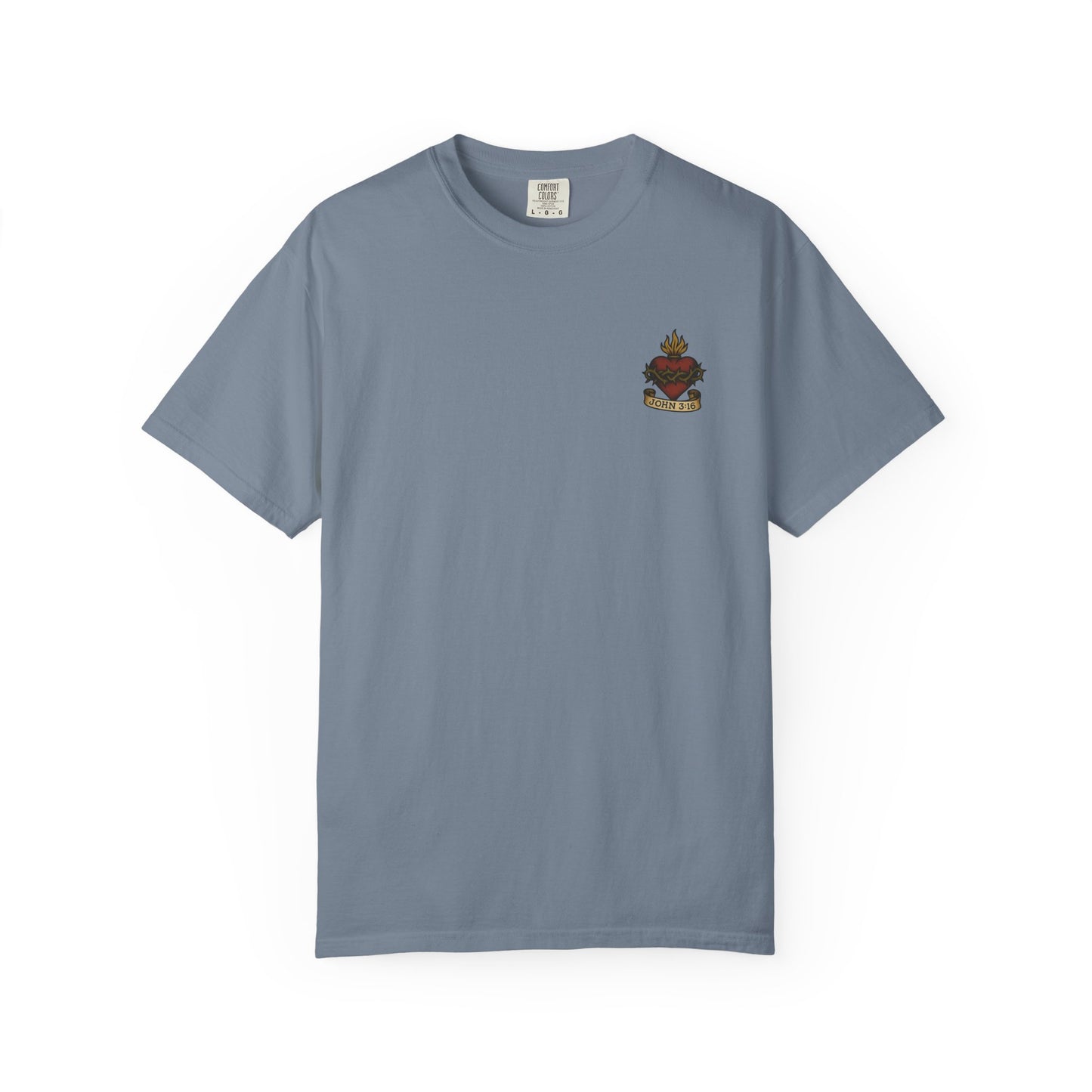 Sacred Heart T-Shirt - John 3:16 Christian Tee