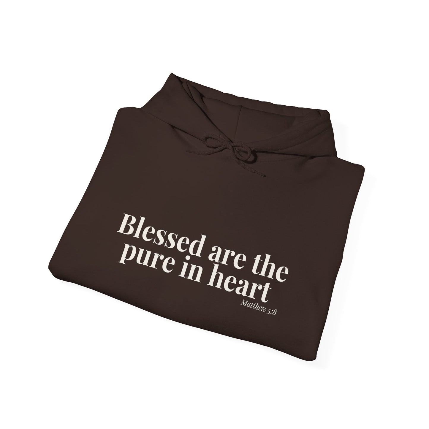 Blessed Are the Pure in Heart — Matthew 5:8 Hoodie