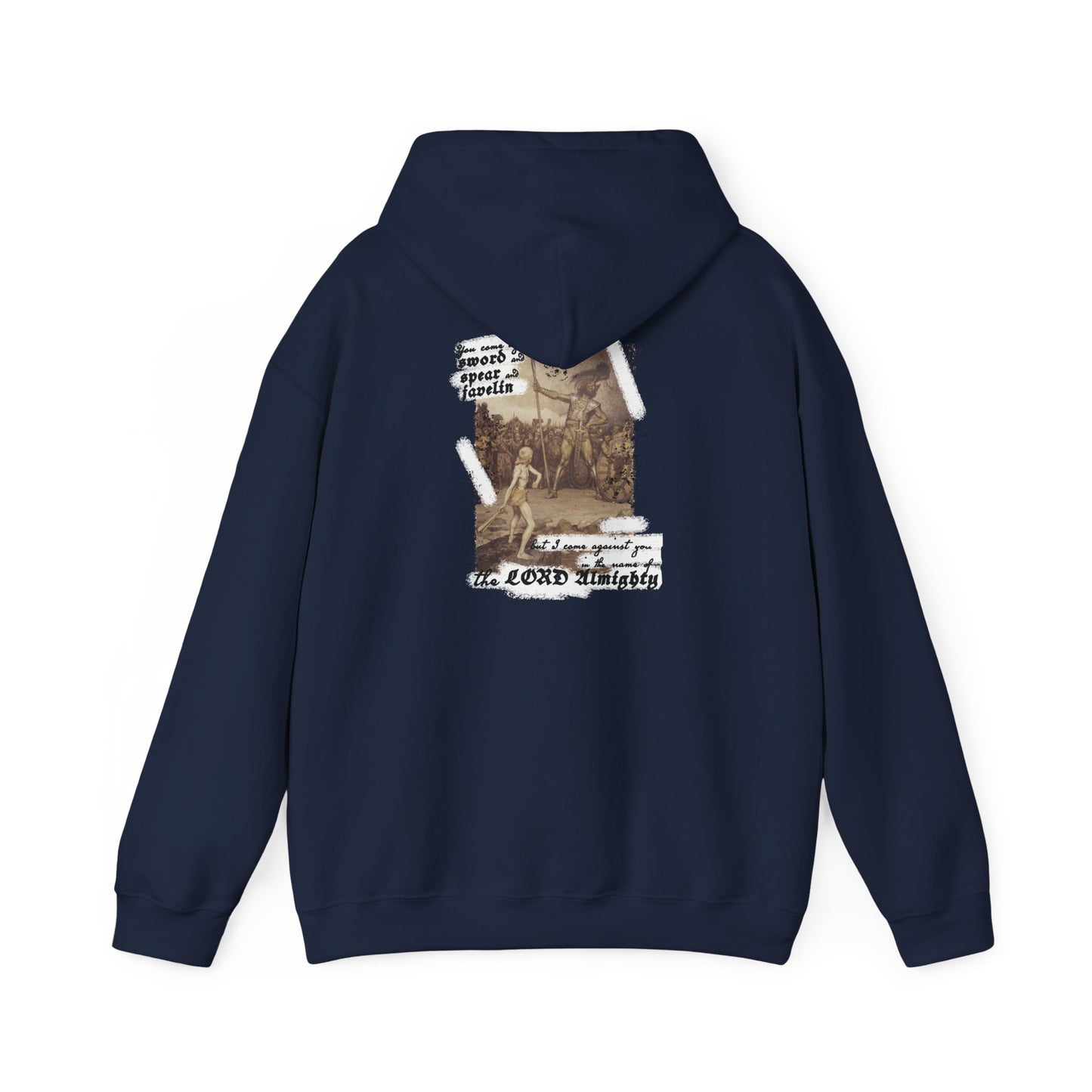 David's Victory — 1 Samuel 17:45 Hoodie