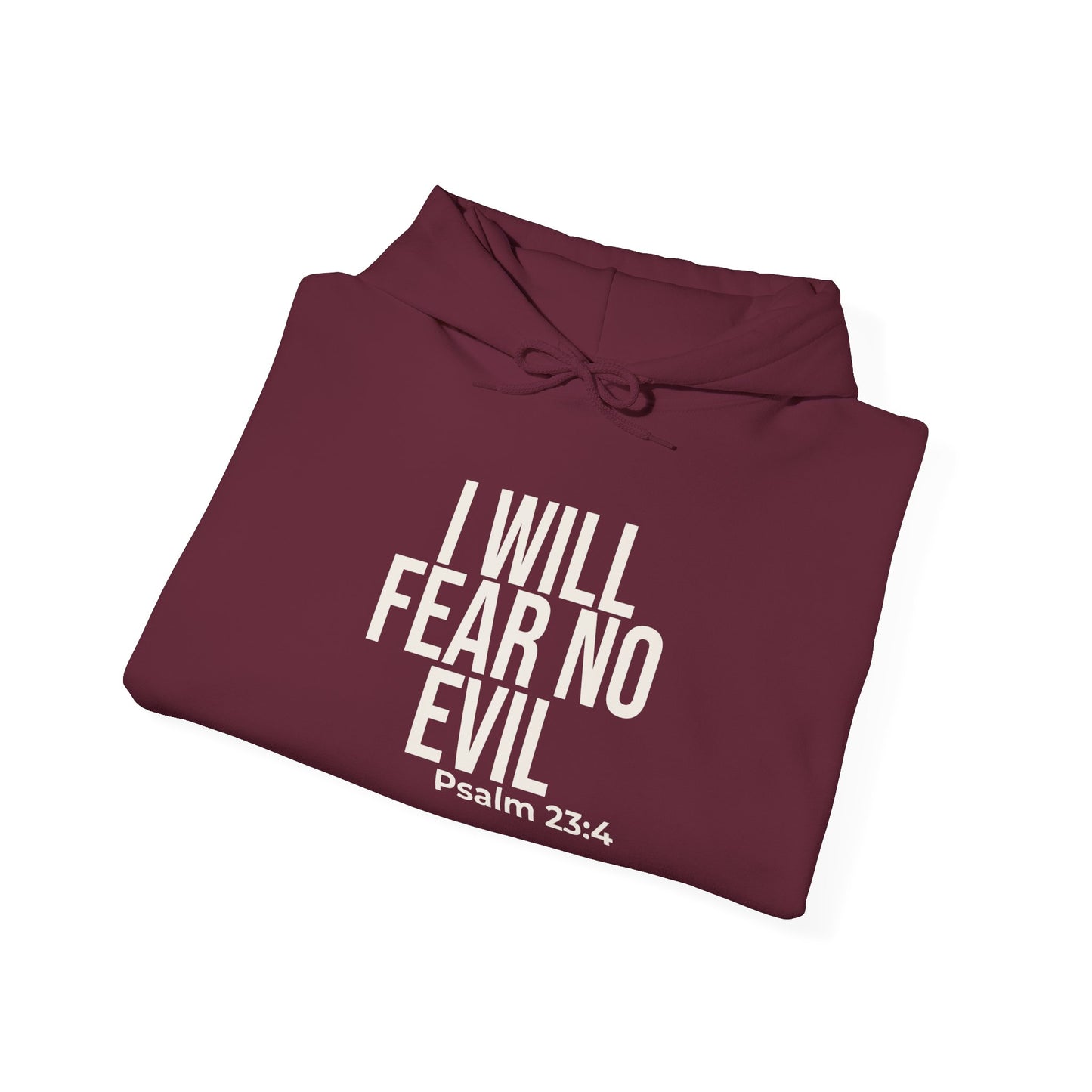 I Will Fear No Evil — Psalm 23:4 Hoodie