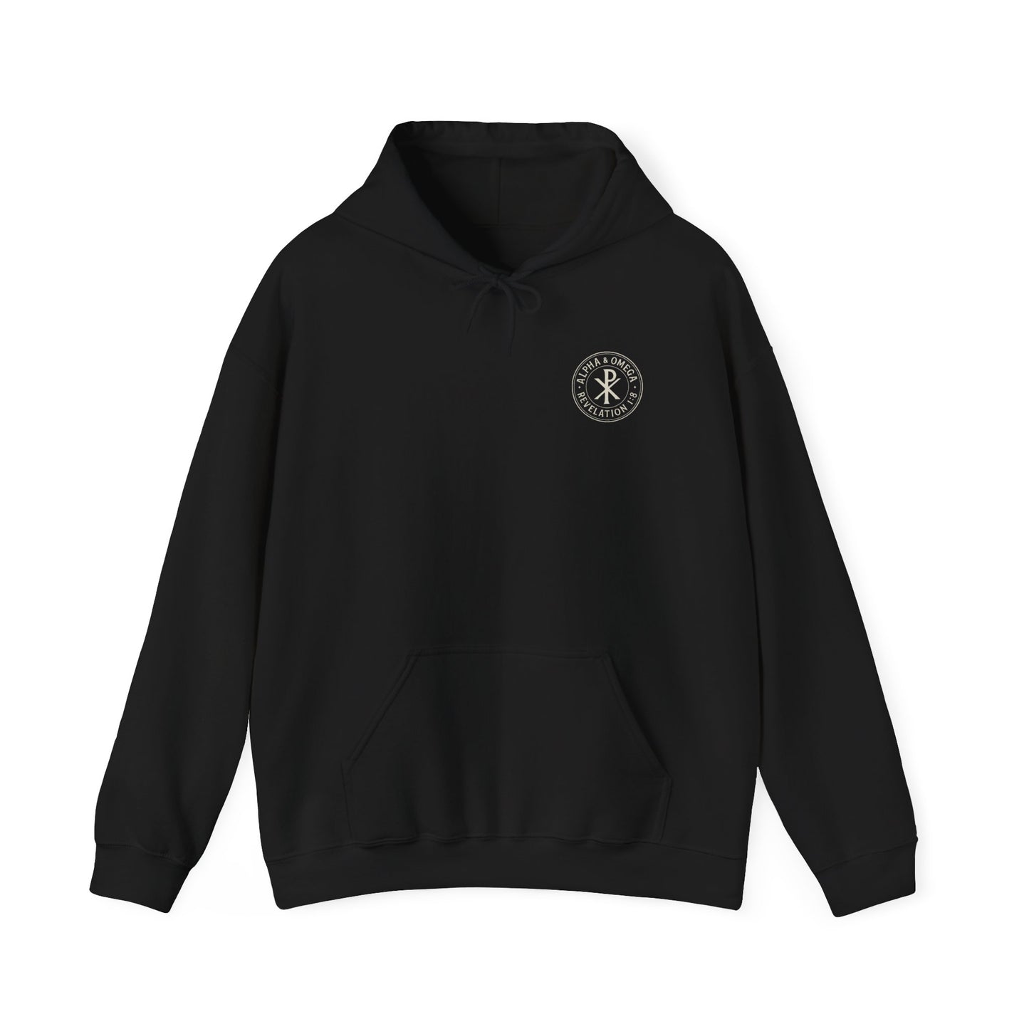 Alpha & Omega — Revelation 1:8 Hoodie