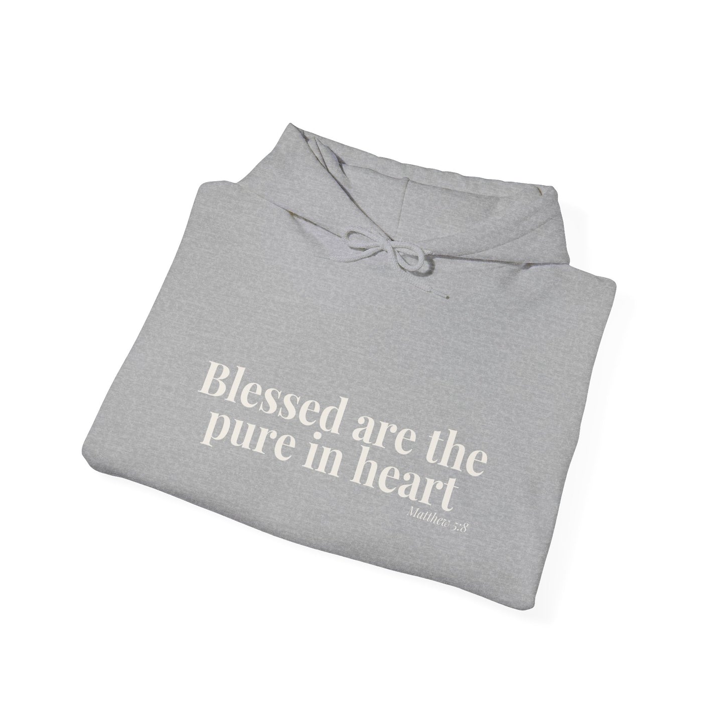 Blessed Are the Pure in Heart — Matthew 5:8 Hoodie