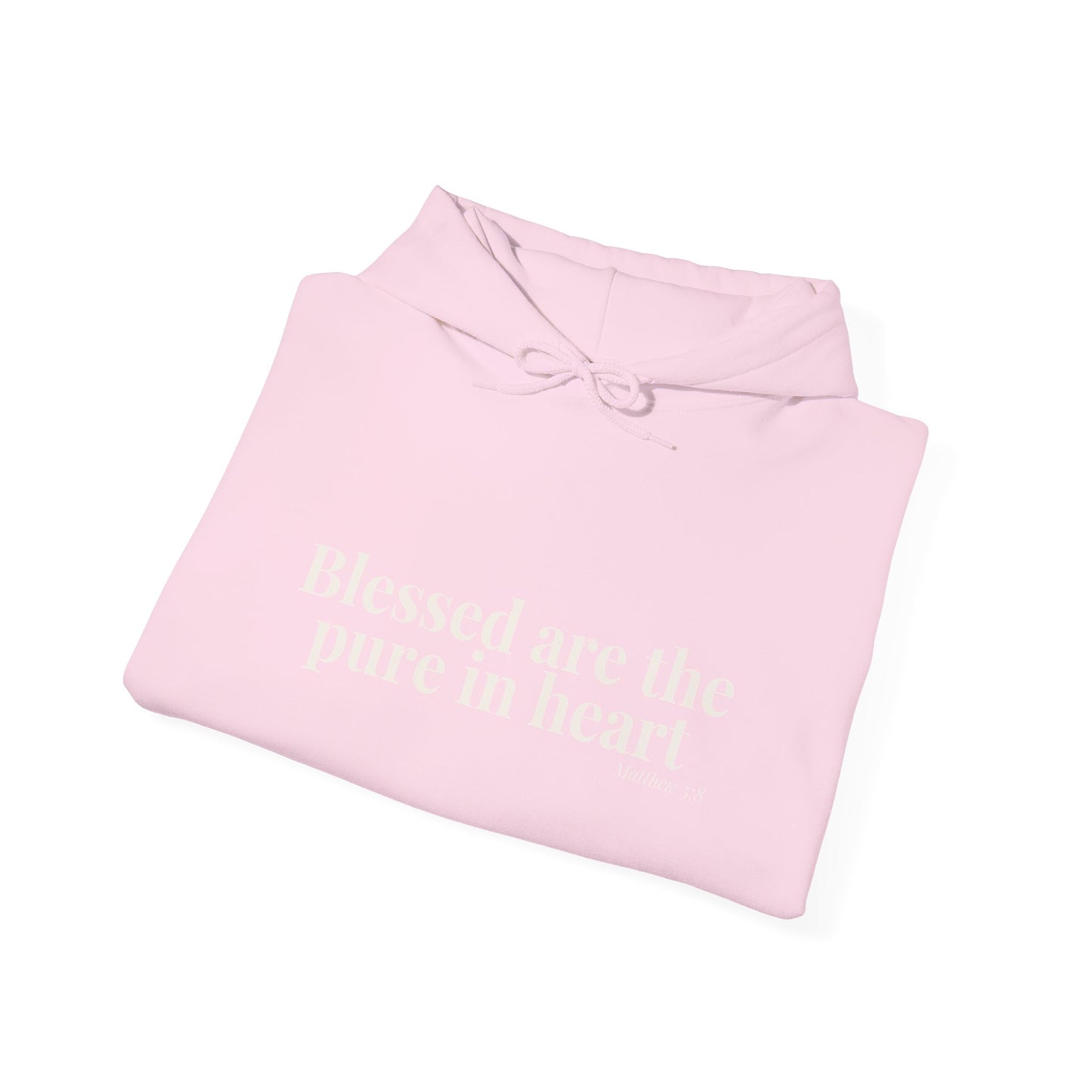 Blessed Are the Pure in Heart — Matthew 5:8 Hoodie